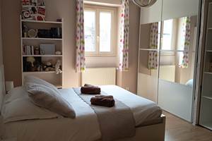 chambre 2 lit double taille 140  avec bureau