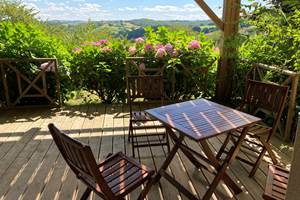 Terrasse de la chambre PEYRUSSE