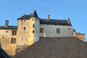 Une des vues sur le château depuis le gite