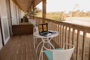 Terrasse du loft Solo La Petite Couronne