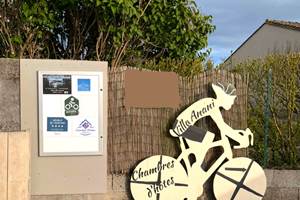 Repère panneau que vous verrez en arrivant