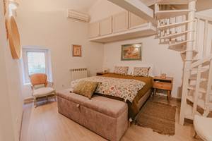 Chambre 2 avec accès mezzanine du gîte