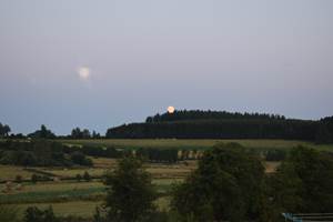 Lever de la lune