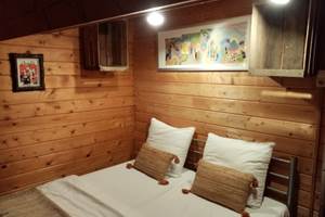 camping-la-perle-creuse-chalet Mexico-4personnes-chambre double1
