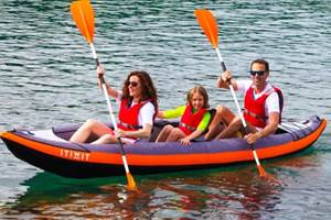 location kayak 3-4 places balade famille Golfe du Morbihan Villa Charles Ashton