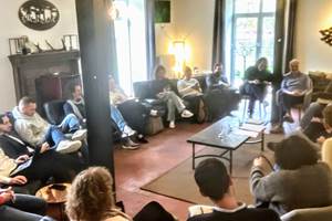 Onze vergaderzaal is perfect voor bedrijf seminaries tot 20 personen in een natuurlijke omgeving