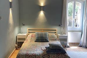 CHAMBRE AQUA-GRIS 1ER E´TAGE MF
