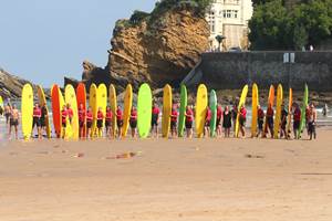 cours de surf groupe Jo Moraiz