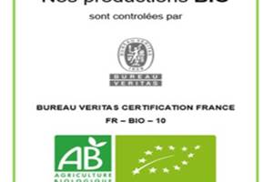 certification bio par Bureau Veritas
