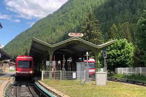 Gare de Vallorcine à 100 mètres de la résidence - Chamonix à 30 minutes