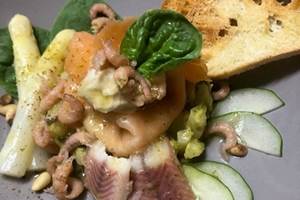 voorgerecht pakketjes zalm paling en garnaltjes 2