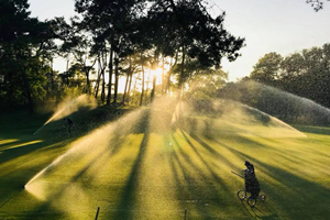 parcours de golf au bout du jardin