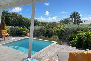 Iguane House villa Corail piscine jardin vue mer