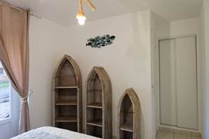 Chambre bord de mer lit 160x200