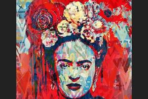 La belle Frida Kahlo dans le gîte Mexique