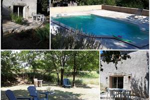 Terrasse privative et piscine partagée