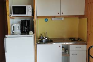 Les maisons de Coline-chalet Betula- cuisine équipée et fonctionnelle