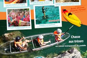 Affiche-aquasoleileau-canoe-gorgesdutarn-mostuejouls-gorges-du-tarn-canoe-transparent-paddle-transparent-A3