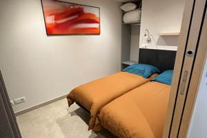 Chambre 2.  possibilité en 2 lits: 70 X190