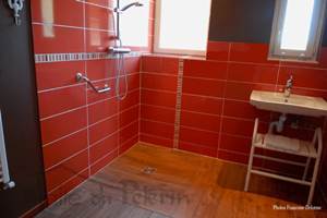 salle de bain PMR - Chambre Le Petit Marchand de Sable