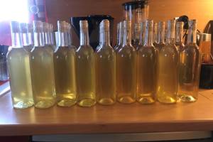 Vin doux au citron maison