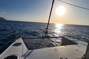 couché de soleil en mer