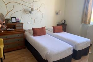 lits jumeaux de la chambre confort + n°10 au Vintage*** Quimperle