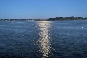Reflet de la lune sur le Golfe