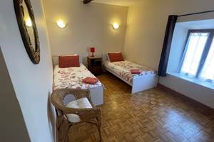 Chambre 2 lits 90x190