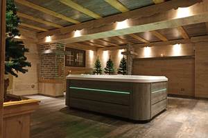 Notre nouveau spa privatif 2pers Hôtel Restaurant La Sapinière  Pied des Pistes Saint Lary Soulan Hautes Pyrénées (65)