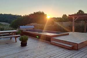 Coucher de soleil terrasse