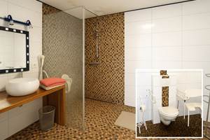 Spacieuse salle d'eau