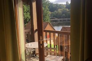 Vue depuis l'intérieur d'un gite