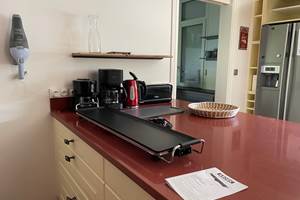 Cuisine équipée, plancha pour extérieur