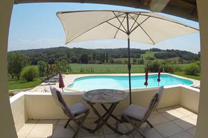 Terrace Cottage - vue depuis la porte