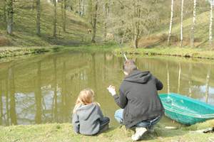 Etang poissoneux pour expérimentation aprés visite du lac de Virelles