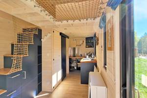 tiny house Mesange cuisine escalier