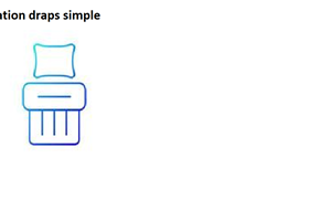 Location draps simple