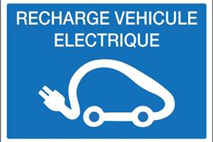 pancarte charge vehicule electrique