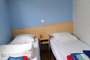 chambre 2 lits  Logis bleu Domaine Quiescis