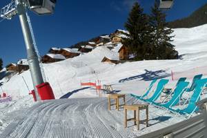 Terrasse et pistes