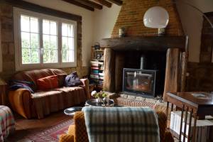 Maison d'hôtes - Salon et  salle de petit déjeuner