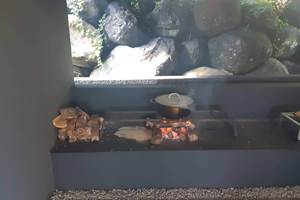 Marmite au feu de bois
