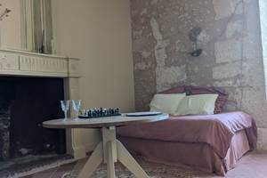 Le salon de la suite Le Figuier