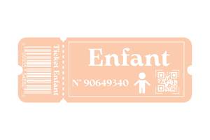 Ticket Enfant
