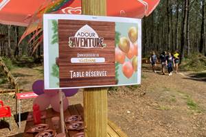 Accrobranche avec formule anniversaire