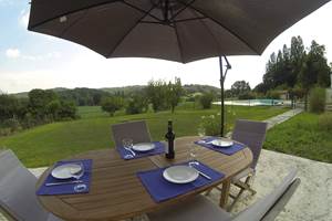 Vue depuis la terrasse