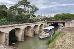 Bateau LE CATHARE dans les Ouvrages du Libron