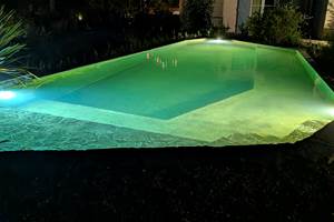 baignade de nuit villa les hespérides à grimaud 83