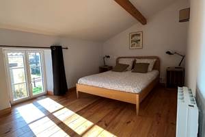 Chambre lit deux places - La Fon du Berger gîte en Haut-Médoc - Pauillac